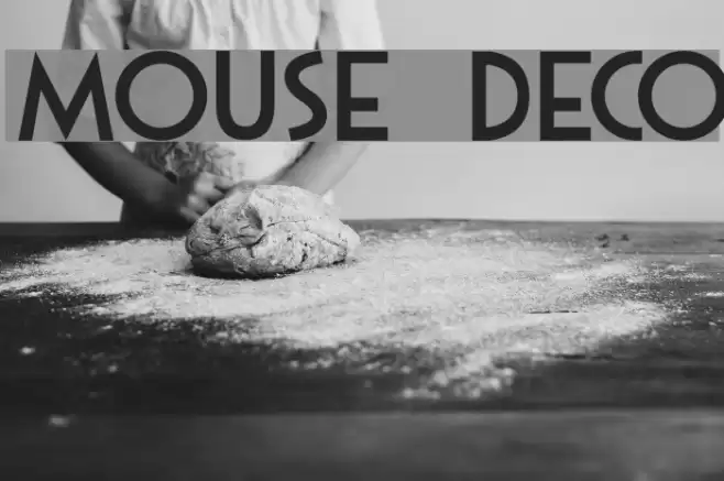 Mouse Deco फ़ॉन्ट examples