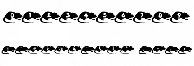 Mouse Group Шрифта ДРУГИЕ символов