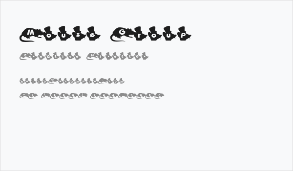 Mouse Group Business Card