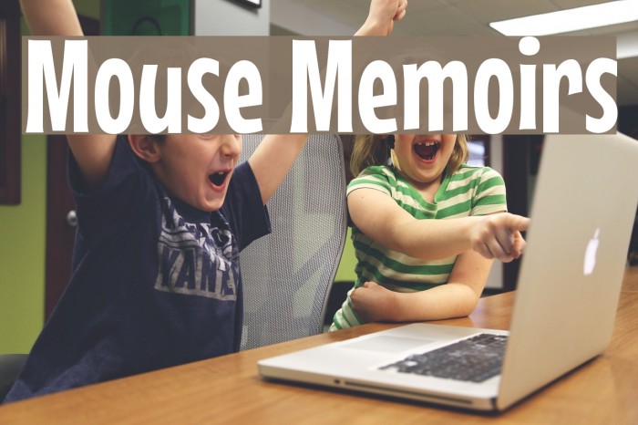 Mouse Memoirs Font examples