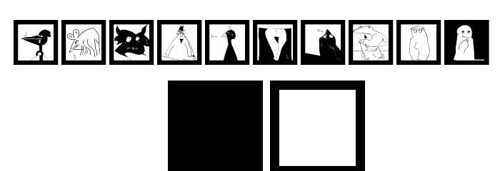 MouseArt Font OTHER CHARS