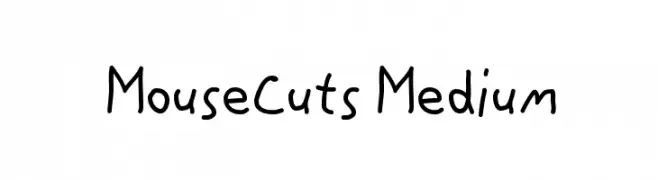 MouseCuts Medium  Fuentes Gratis Descargar