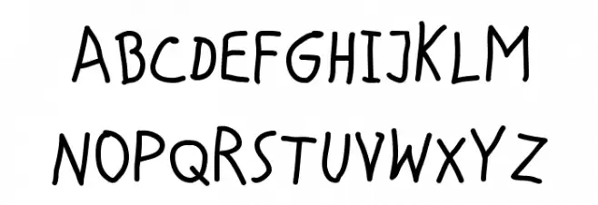 MouseCuts Medium Шрифта ВЕРХНИЙ