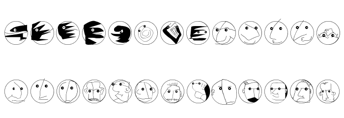 MouseDroodels Font LOWERCASE