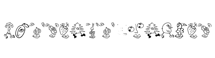 MouseFruitFaces  font caratteri gratis