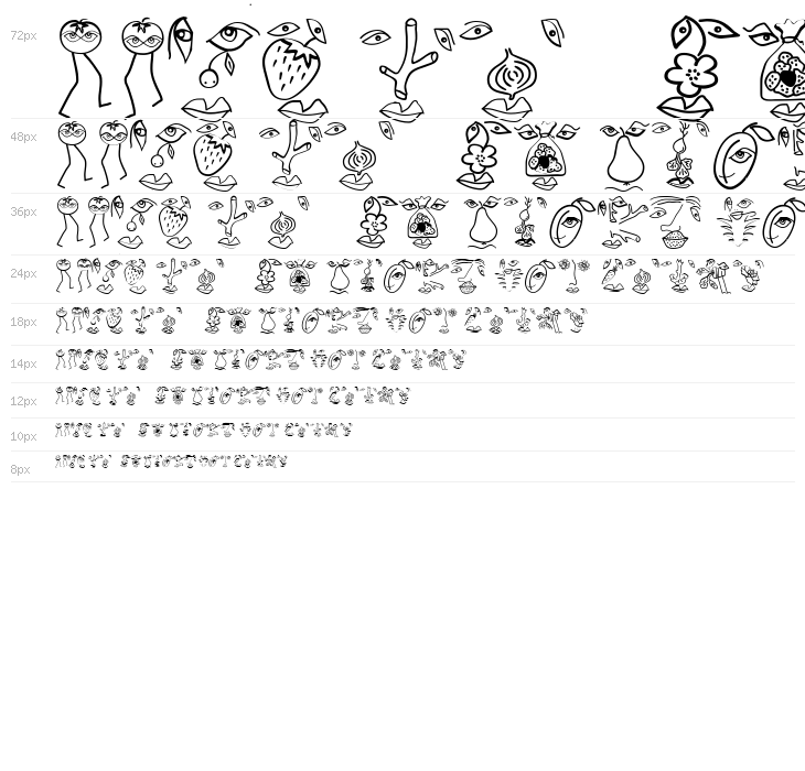 MouseFruitFaces Waterfall