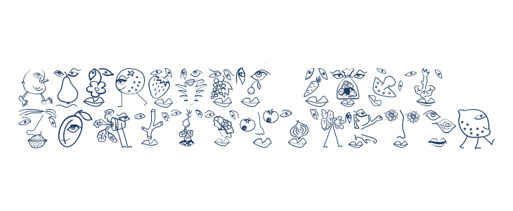 MouseFruitFaces Lowercase