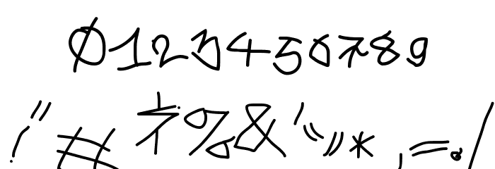 MouseGrafitty Font OTHER CHARS