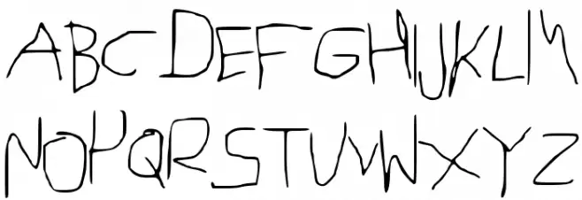MouseHandwriting Schriftart Groß