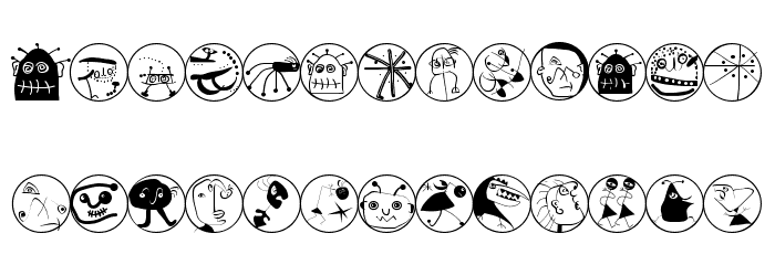 MouseLearnMiro Font LOWERCASE