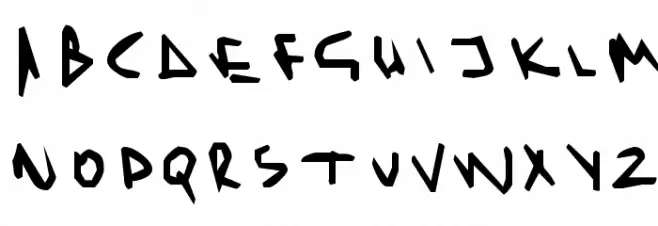 MousePut Normal Schriftart Groß