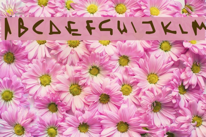 MousePut Normal Font examples