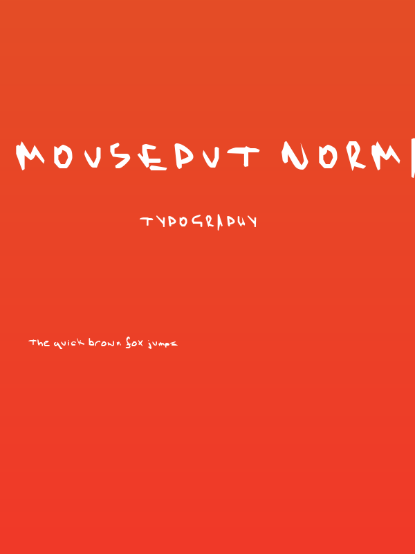 MousePut Normal Poster