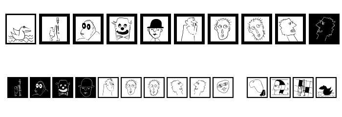 MouseScribblesKTwo Font OTHER CHARS