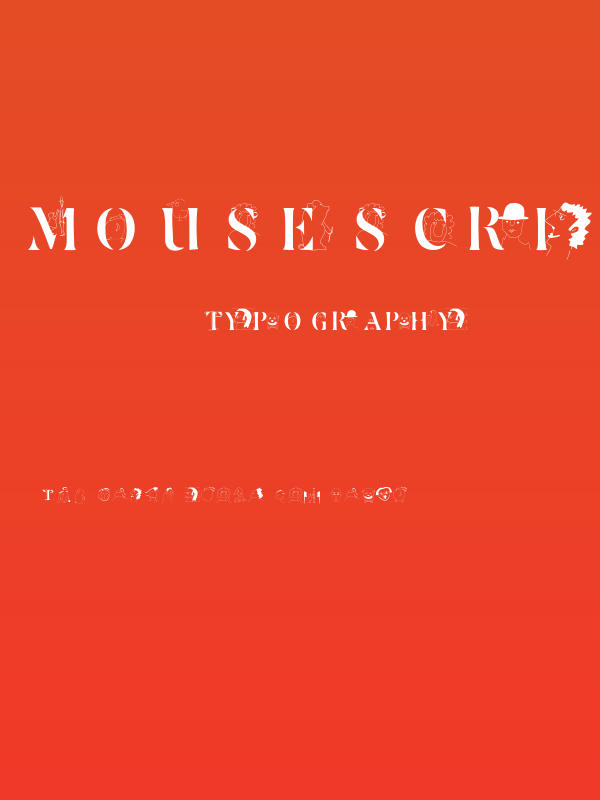 MouseScribbles Poster