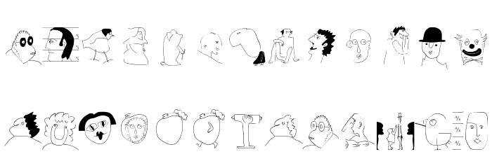 MouseScribbles Font LOWERCASE