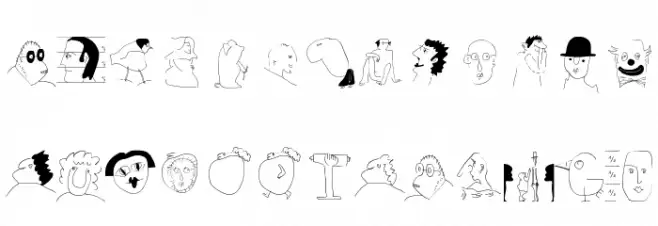 MouseScribbles Fuentes MINÚSCULAS