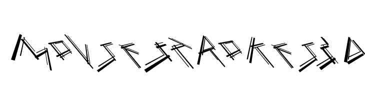 MouseStrokes3D  Frei Schriftart Herunterladen