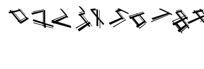 MouseStrokes3D Font OTHER CHARS