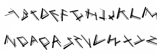 MouseStrokes3D Font Litere mari