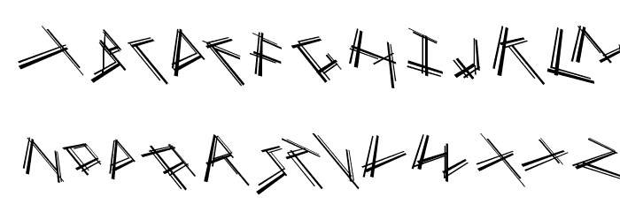 MouseStrokes3D Font LOWERCASE