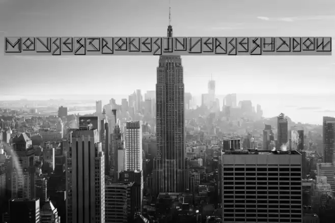 MouseStrokesInverseShadow Font examples