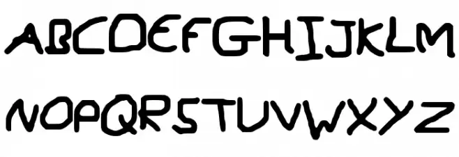 MouseWritten 字体 大写
