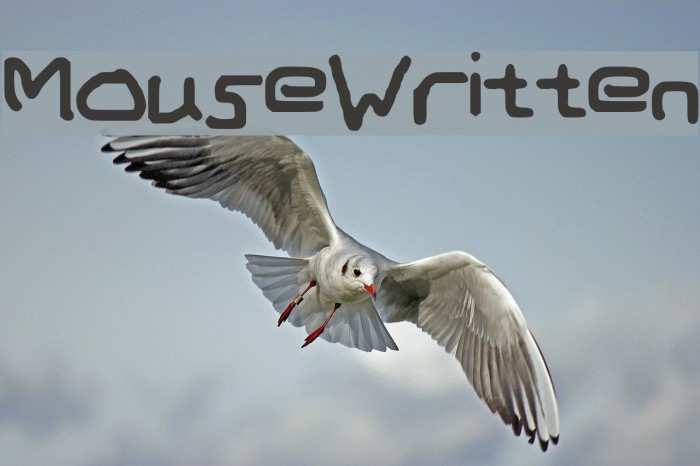 MouseWritten Font examples