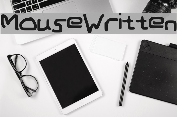 MouseWritten Font examples