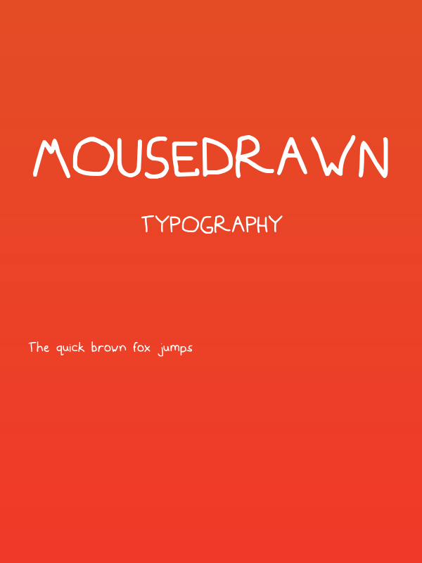 Mousedrawn Poster