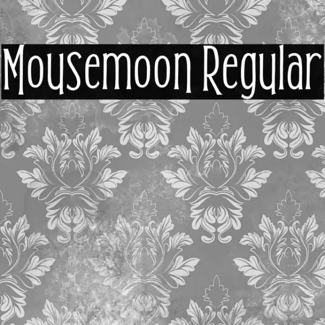 Mousemoon Regular Font examples