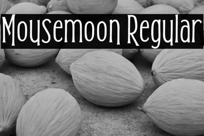 Mousemoon Regular Font examples