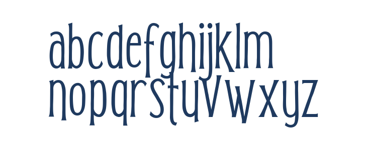 Mousemoon Regular Lowercase