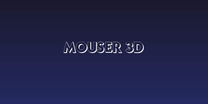 Mouser 3D Social Header