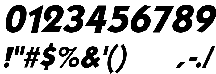 Mouser Italic Font OTHER CHARS