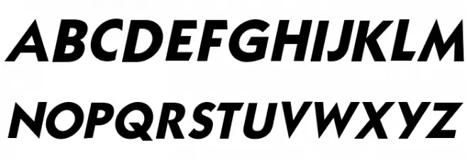 Mouser Italic 字体 大写