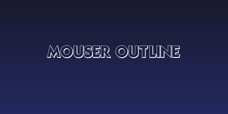 Mouser Outline Social Header