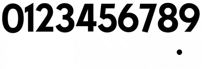 Mouser Font OTHER CHARS