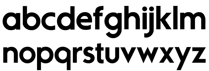 Mouser Font LOWERCASE