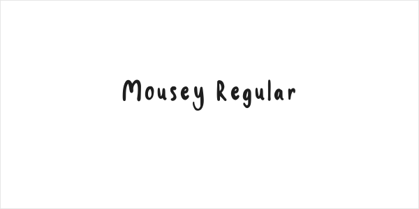 Mousey Regular Logo