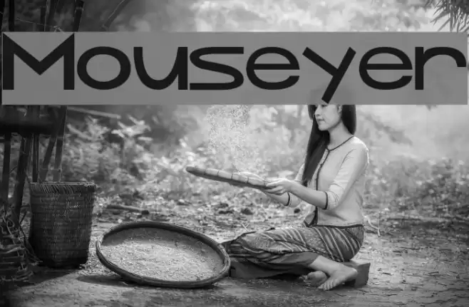 Mouseyer Font examples