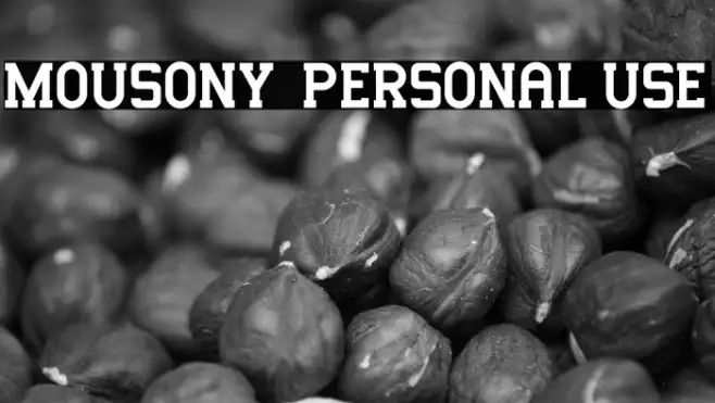 Mousony - Personal Use Example 1