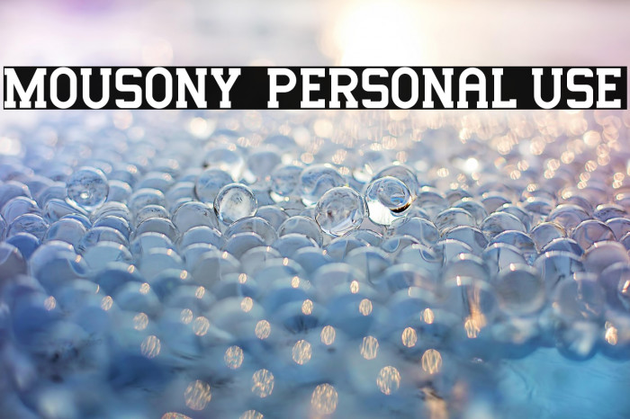 Mousony - Personal Use Example 3