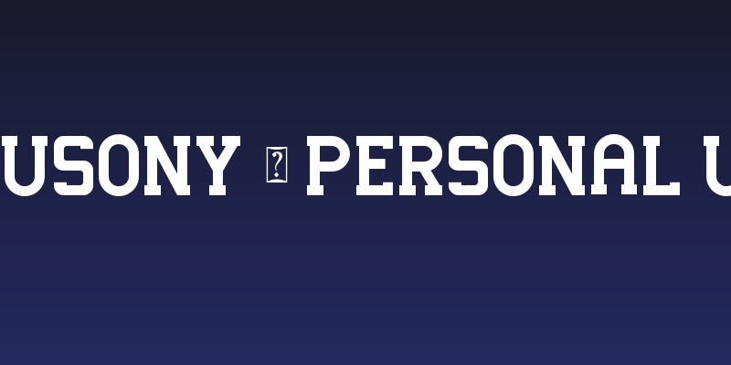 Mousony - Personal Use Social Header