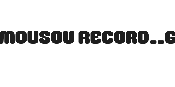 Mousou Record__G Logo