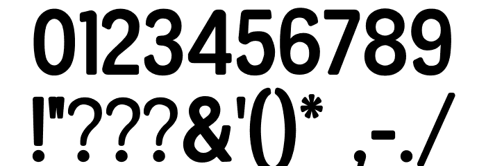 Mousse Font OTHER CHARS