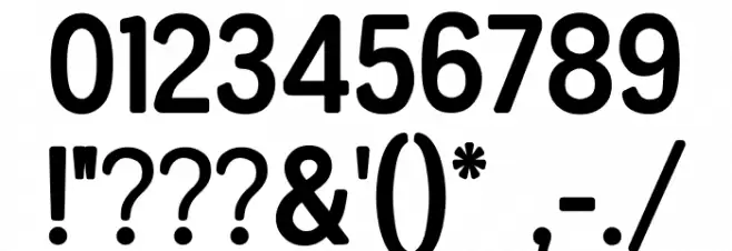 Mousse Font OTHER CHARS