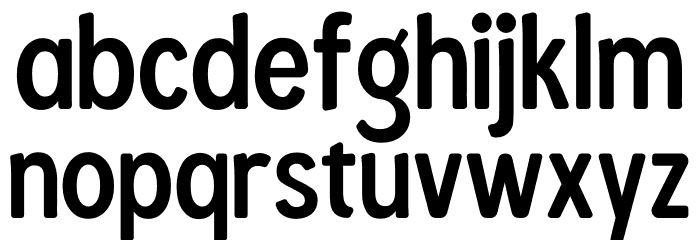Mousse Font LOWERCASE