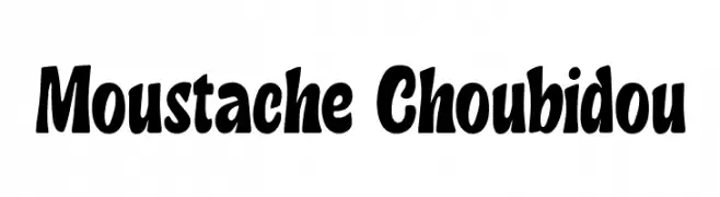 Moustache Choubidou 免费字体下载