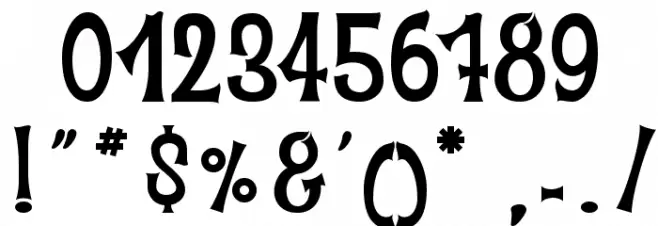 Moustache Club 2 Font OTHER CHARS